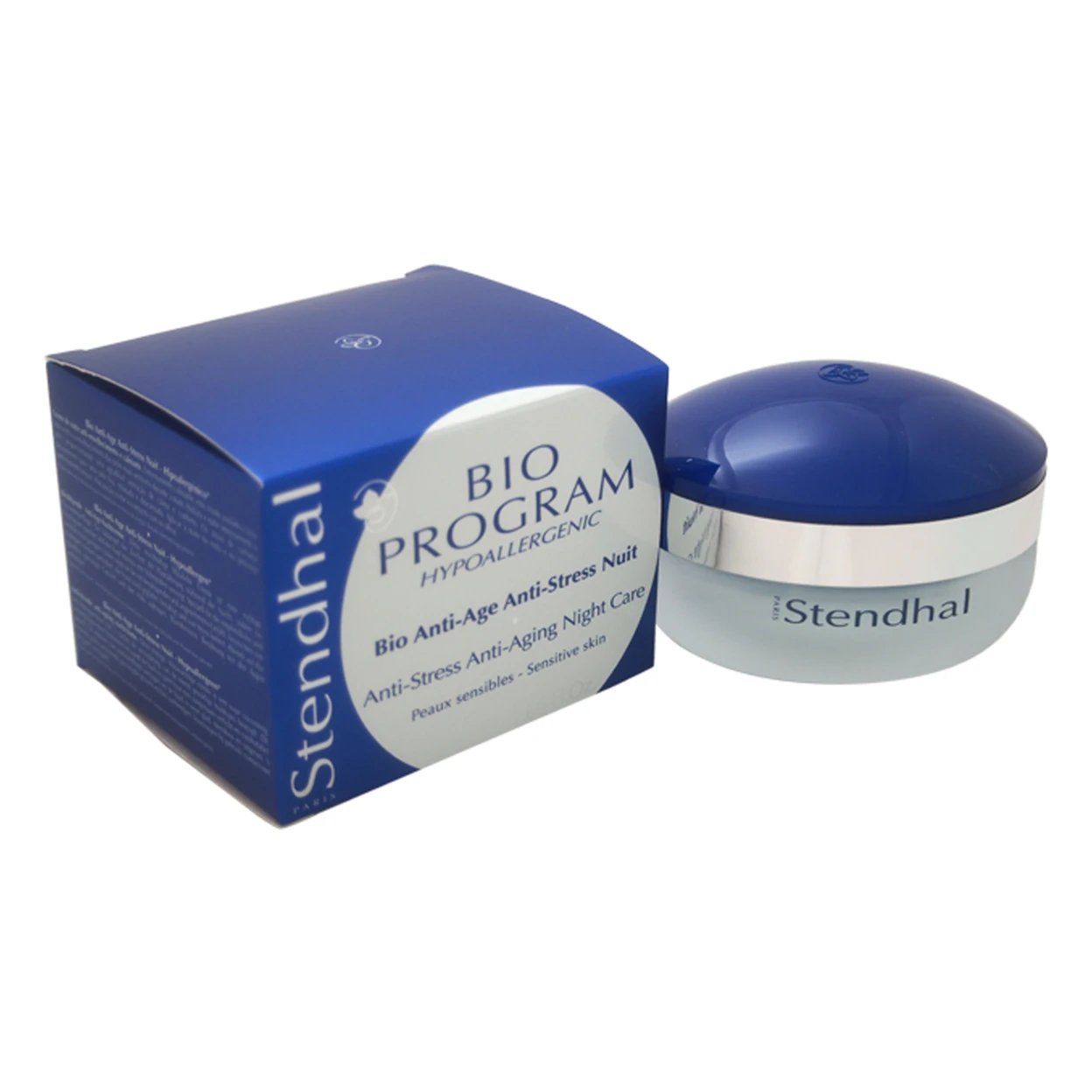 Bio Program Anti-Stress Anti-Aging Night Care by Stendhal for Women - 1.66 oz Cream