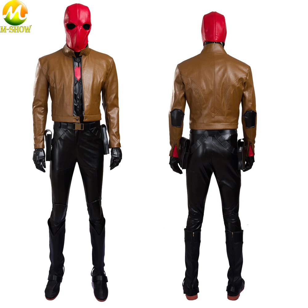 Cosonsen Men's Batman Red Hood Jason Todd Cosplay Costume Halloween Outfits Lot Cosonsen Men's Batman Red Hood Jason Todd Cosplay Costume Halloween Outfits Lot