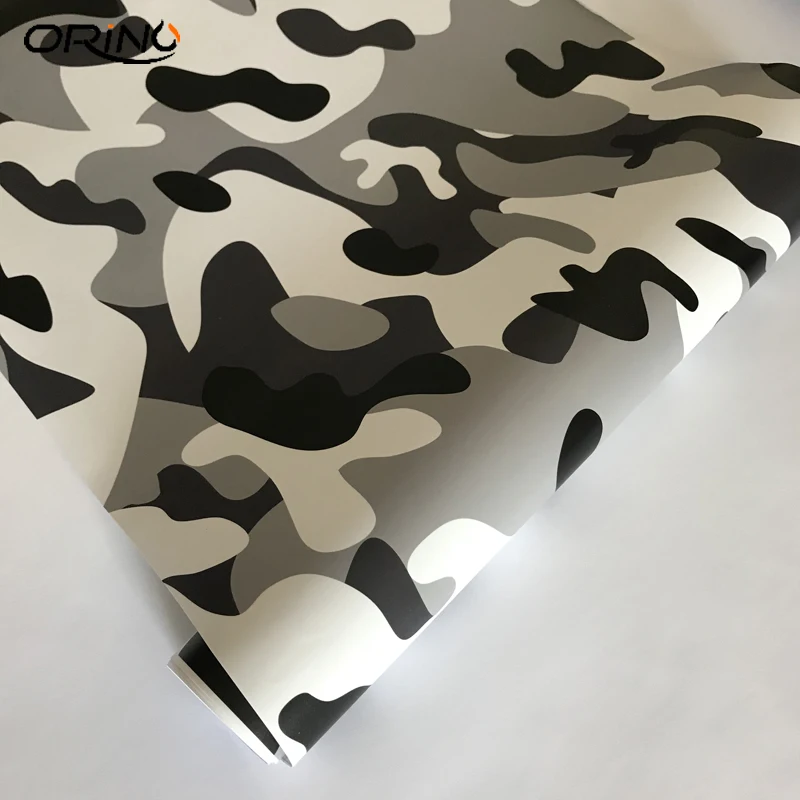 Black White Vinyl Film Wrap-5