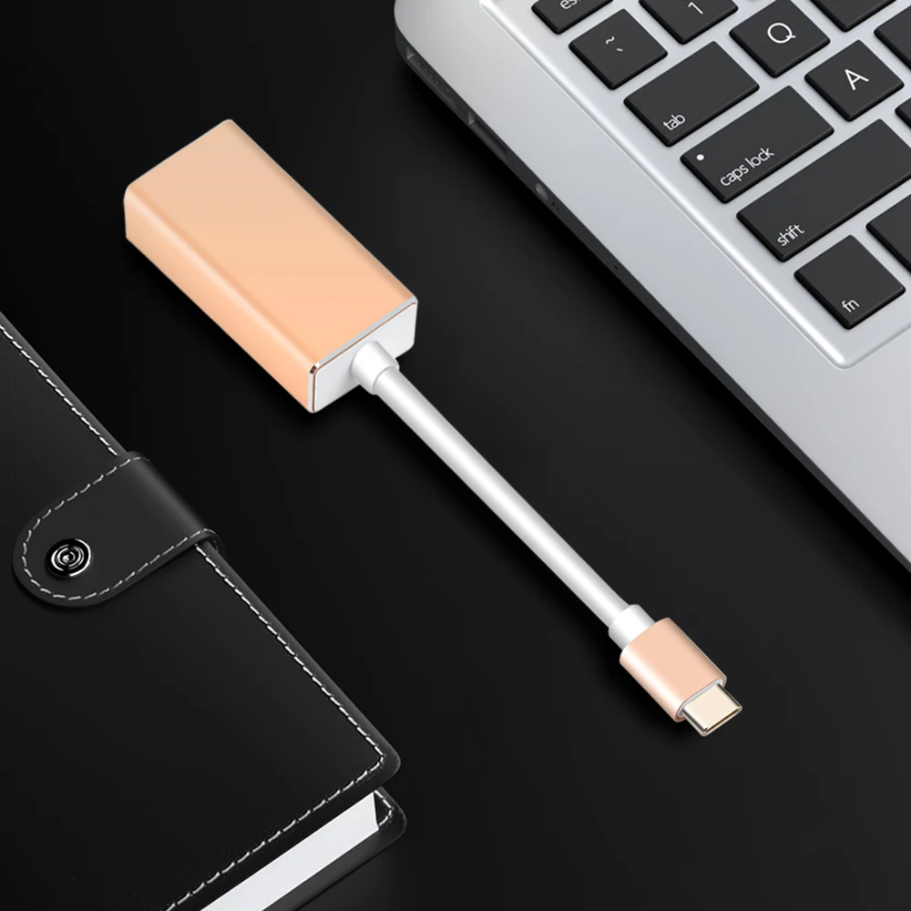 Адаптер kebidu 4K Type C для отображения порта USB к DP кабель 3 1 UHD 1080P ChromeBook Macbook Pro|Кабели