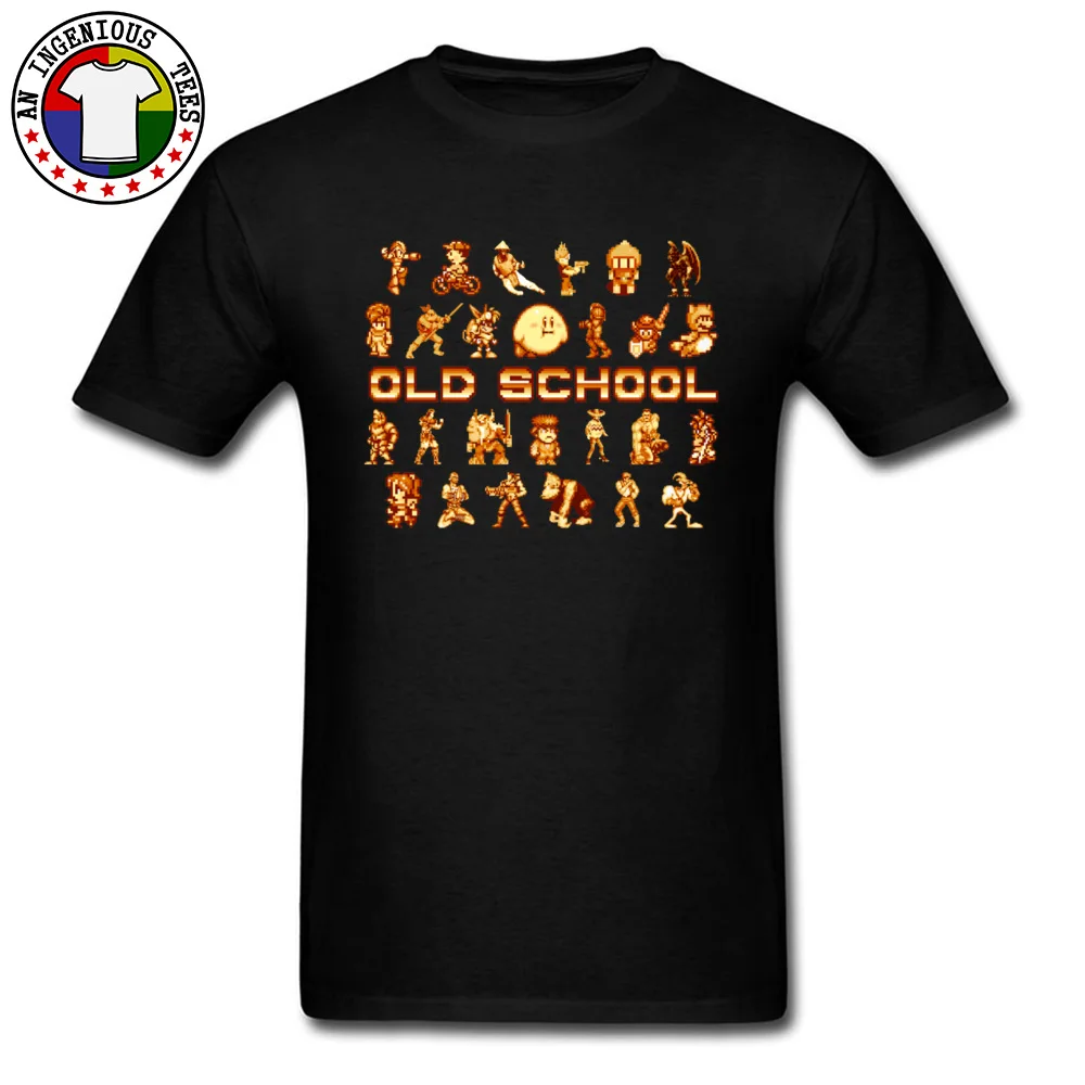 

Final Fantasy Tshirts Video Game Old School Golden Age of Gaming Black Young T Shirts Oversized 3D Plain Design Game T Shirt Boy