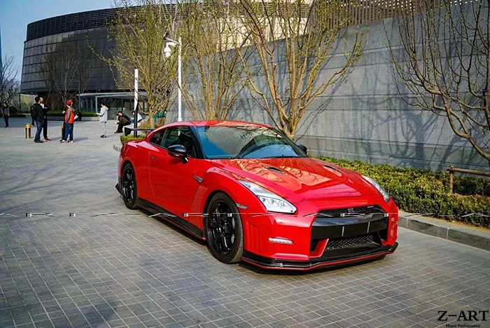 Z-ART для Nismo обвес для GTR R35 для NIssan GT-R передний бампер+ задний спойлер для Nissan GT-R