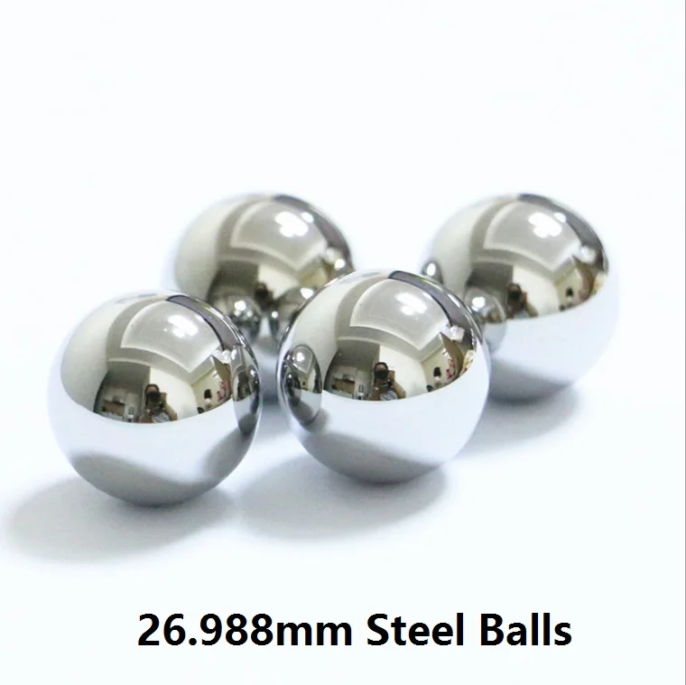 

1kg/lot ( 12pcs ) Dia 26.988mm steel balls Diameter 26.988 mm Bearing balls Precision G10 Free Shipping