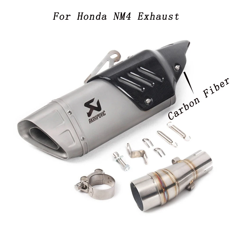 Слипоны для мотоцикла Honda NM4 Yoshimura выхлопной Escape Modifed Средний контактное соединение трубы карбоновый глушитель дБ убийца
