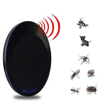 

2PCS/Pack Ultrasonic Electronic Frequency Inverter Pest Controller Rat Mosquito Cockroach Repellent Controller