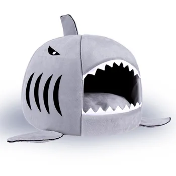 

Shark Warm Indoor Kitten Dog Cat Pet Sleeping Sofa Bed Puppy Pet House Mat S/M Size For Dog Cat cama de para cachorro