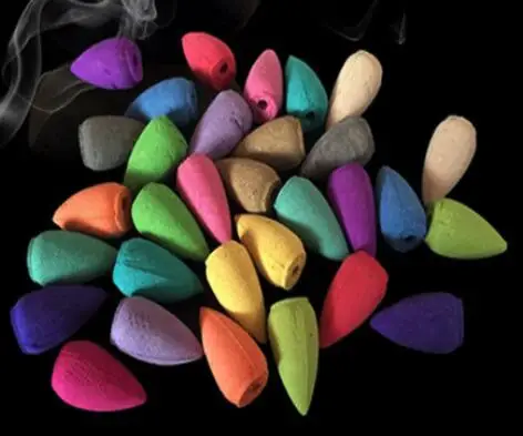 20pcs Mixed Новая керамическая курильница для благовоний горелка зеленое растение, украшение для дома кадильница для ароматерапии благовония держатель для Рожков+ 20 шт Бесплатные конусы - Цвет: 20pcs Mixed