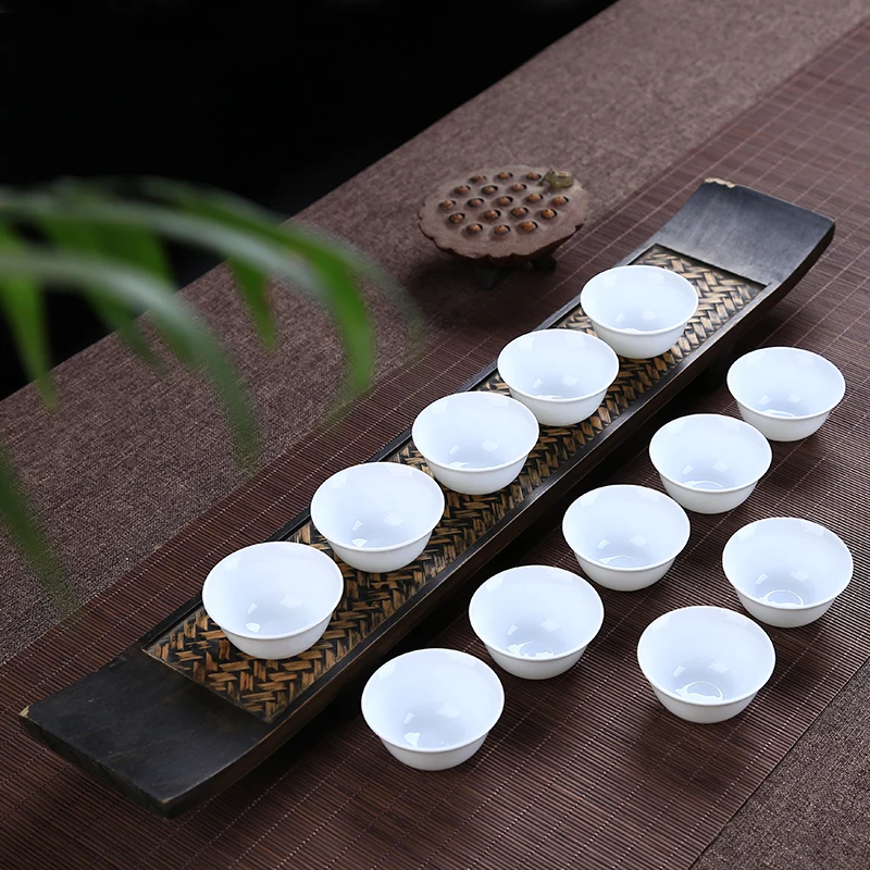 Чашки Chinse Kung Fu маленькая белая чайная чаша 12 шт. 28 мл|tea bowl|kung fu cupsmall tea cups |