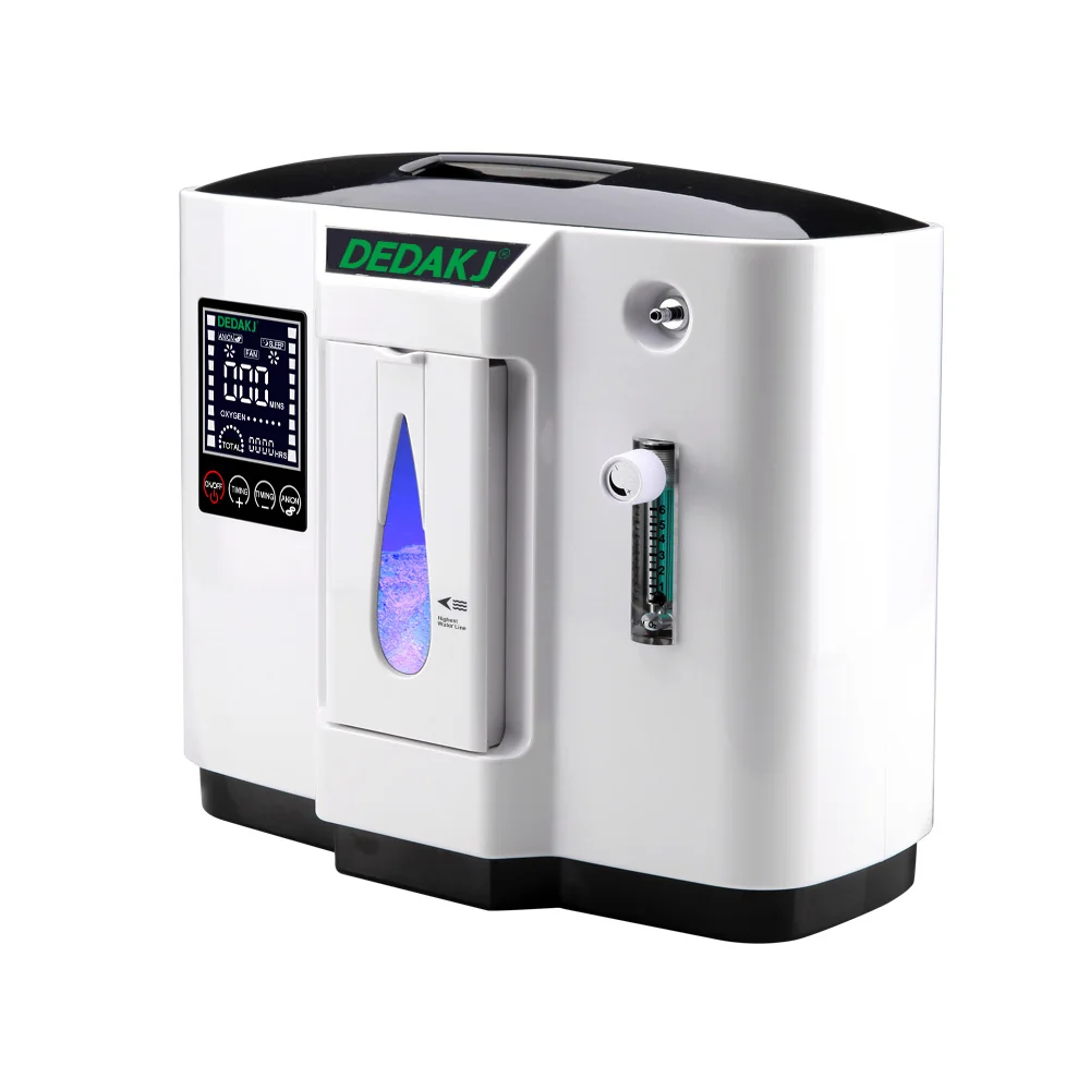 130W de potência 7L Oxigenação oxigênio gerador de concentrador de oxigênio que faz a máquina máquina Purificador De Ar 110v/220v DEDAKJ DDT-1A