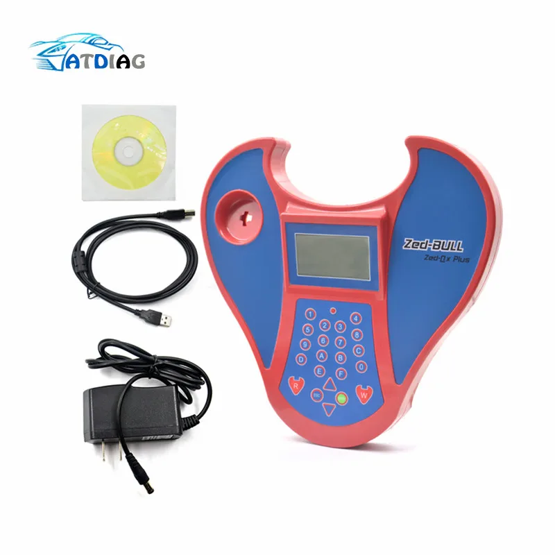

Hot promotion Auto Key Programmer big Zed Bull Transponder Clone Key Zed-Bull With Multi-Language Free Shipping