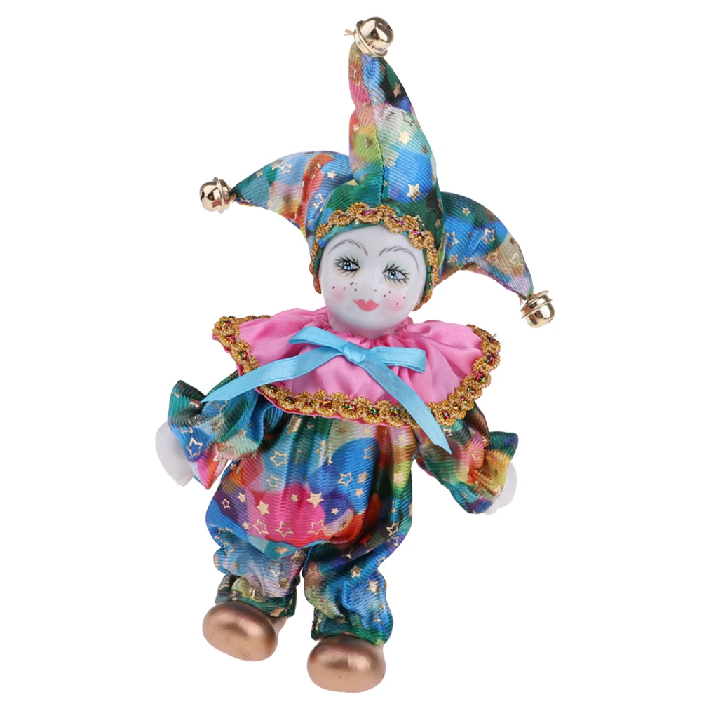 16cm Pretty Italian Porcelain Triangel Doll in Costume Home Display Decoration #4 Children Christmas Gift