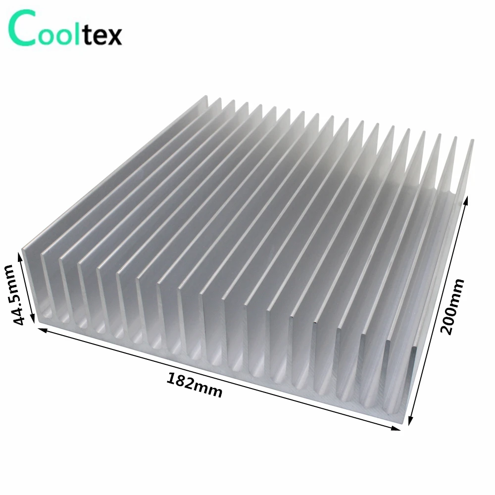 Grande Dissipador de Calor de Alumínio para Led Electronic Chip Cooler High Power Faça Você Mesmo Dissipador de Calor Refrigeração e Refrigeração 200x180x44 mm - Imagem 4