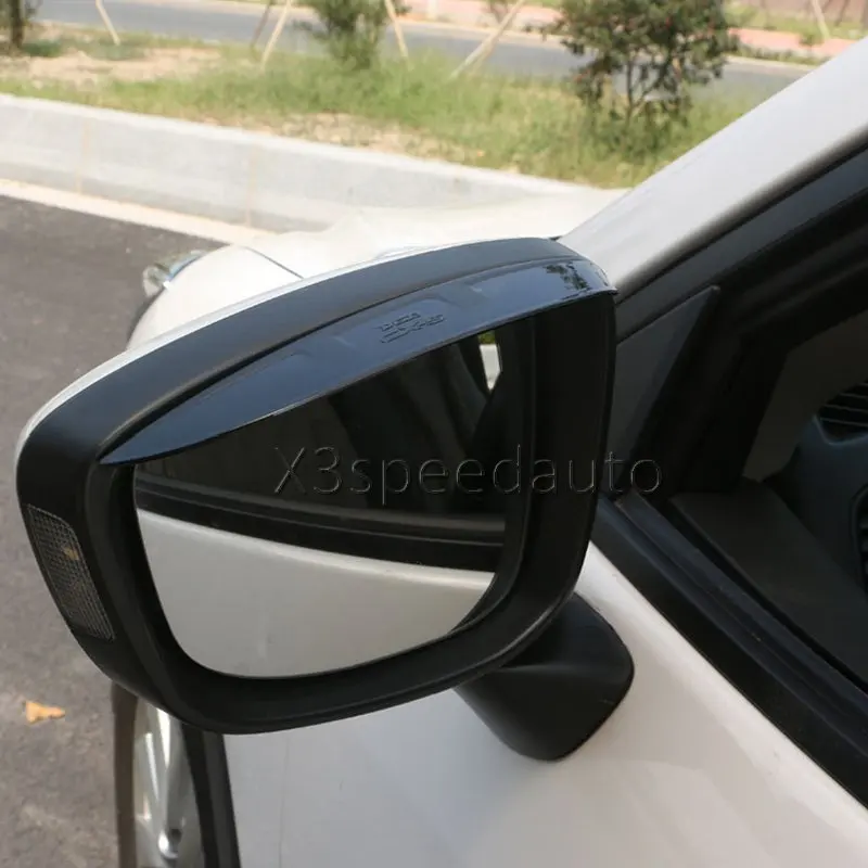 

For Mazda CX-5 CX5 2012-16 Side Rearview Door Mirror Rain Guard Visor Shade 2pcs Car-styling