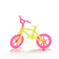 1 шт. милые мини Пластик кукольный велосипед для кукольный велосипед кукольная мебель, аксессуары для спорта инструмент