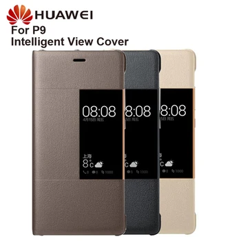

Huawei Original Smart View Flip Cover Case Housing For Huawei P9 Sleeps Function Protective Case