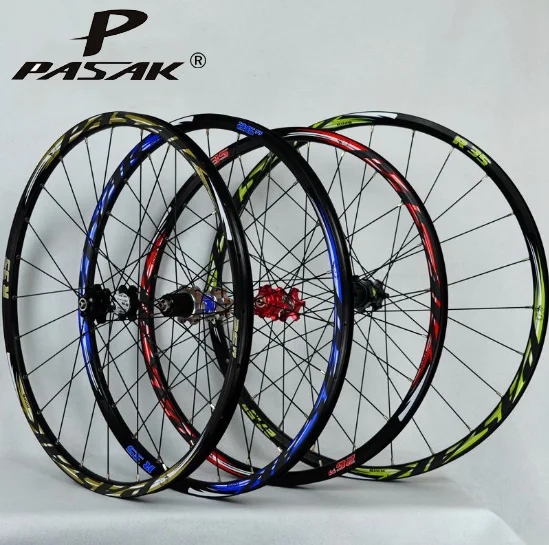 

26er mountain bike bicycle wheel 24H draw front 2 rear 4 bearing japan hub super smooth 27.5er bike wheels reflective logo Rim