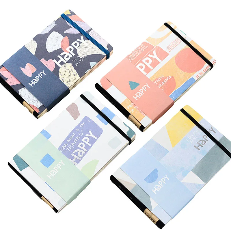 

1pcs Random Creative Sleep Forest Series Notebook Fashion Trend Besiness Office Gift Notepad Happy Series Daily Memos Notebook