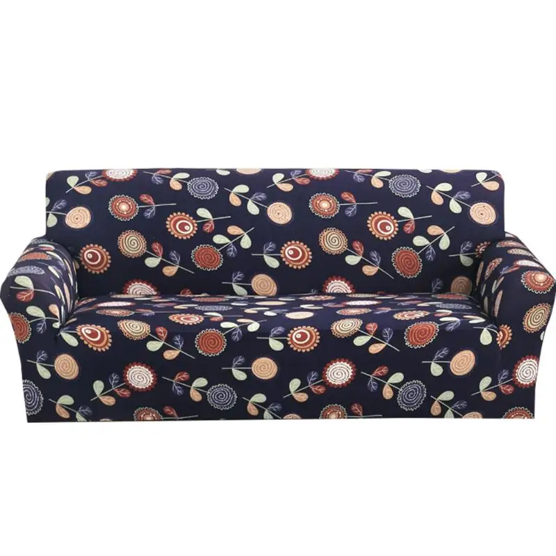 Эластичные печатных тонкий обивочная ткань для дивана спандекс стрейч мебель чехол