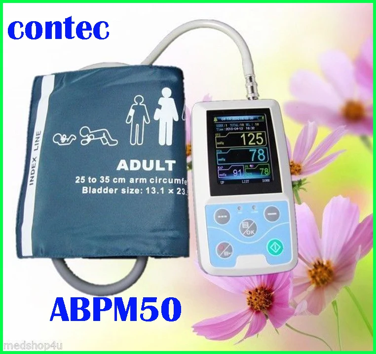 Ambulatory Blood Pressure Holter Monitor Blood Pressure cuff for adults