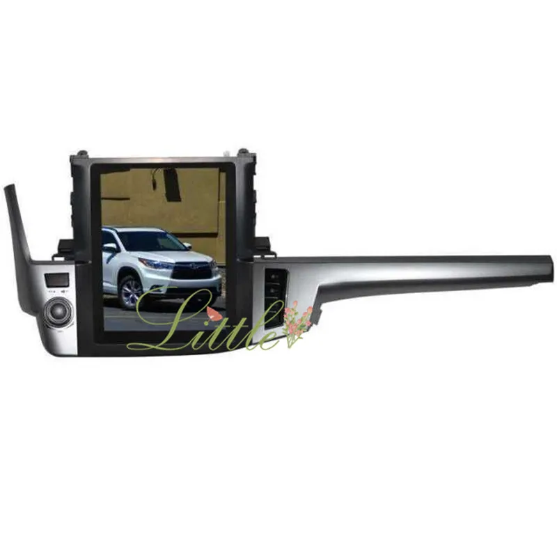 Perfect Tesla style 12.1 inch Car No DVD Player GPS Navigation For Toyota Highlander 2014-2018 radio stereo multimedia Touch Screen 4