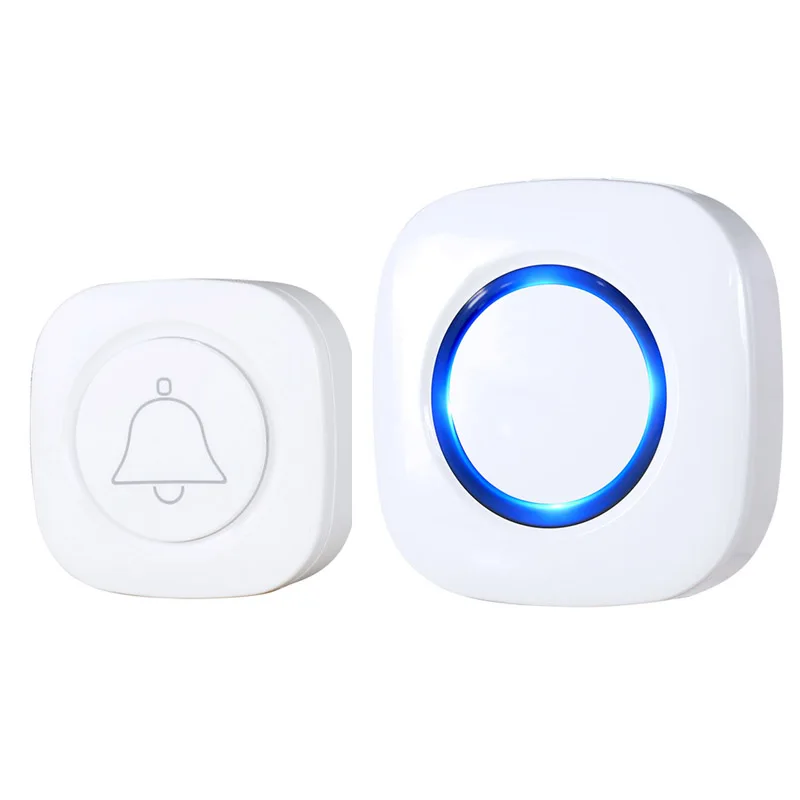 

Mini Music Wireless Doorbell Wall Plug-In Than 200M Range Smart Door Bell Chime Battery 1 Receiver Transmitter Easy Install