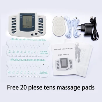 

Electrical Stimulator Body Relax Muscle Therapy JR309 Electronic Pulse Massager With 10 Pairs Electrode pads