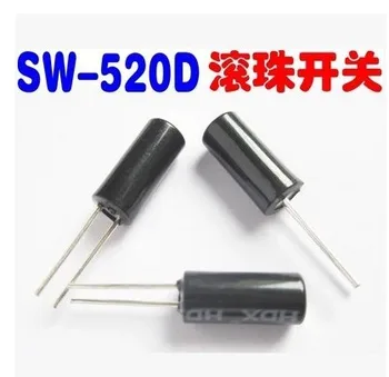

500pcs High sensitive SW-520D double bead ball switch. Switch. Tilt switch. Vibration switch