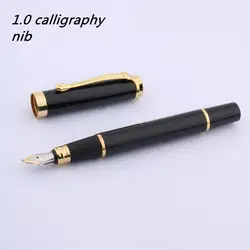 Jinhao 500 черный серебристой отделкой каллиграфия перьевая каллиграфия пера