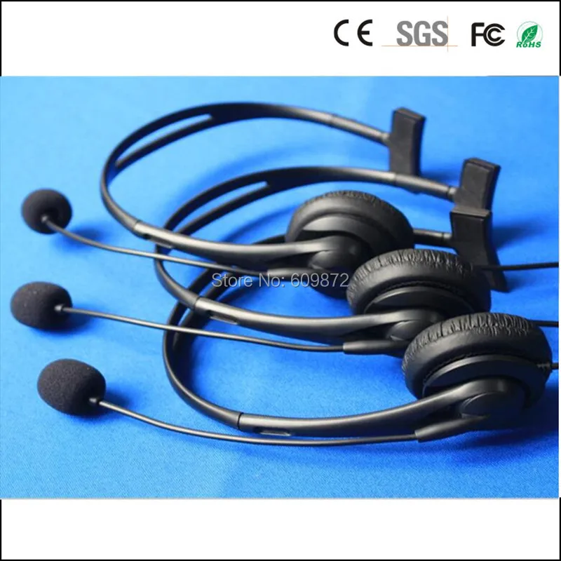 Linhuipad Low Cost over the ear headphones 2 5MM Jack plug l 2M cord hospital trains buses call center headsets