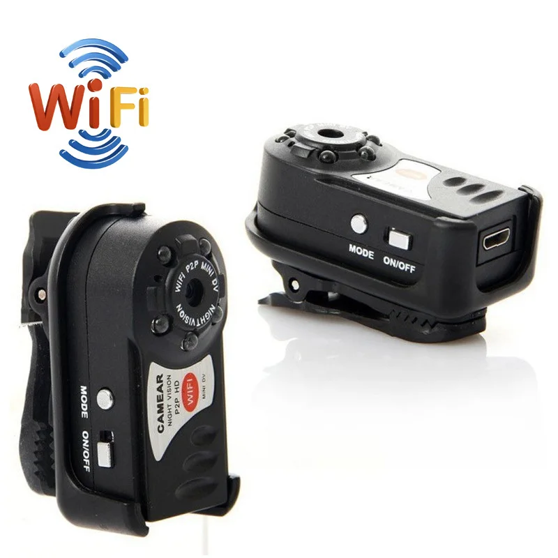 Мини Wi Fi DV камера Q7 беспроводной IP монитор видеокамера видеорегистратор