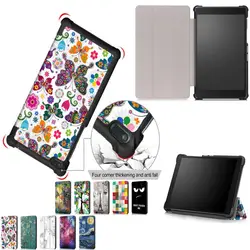 Фолио магнитный чехол для lenovo Tab4 Tab 4 7 дюймов TB-7504 TB-7504F Tab 7 TB-7504X (2017) тонкий печатных случае