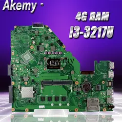 Akemy X550CA материнская плата для ноутбука ASUS X550CA X550CC X550CL R510C Y581C X550C X550 Тесты оригинальная плата 4G Оперативная память I3-3217U