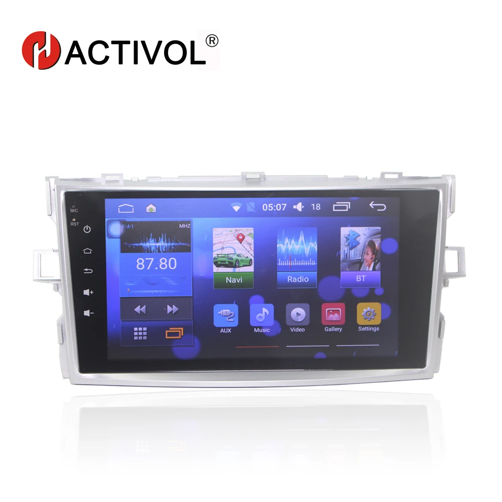 Bway 8" car radio stereo for Toyota Verso E'Z android 6.0 car dvd