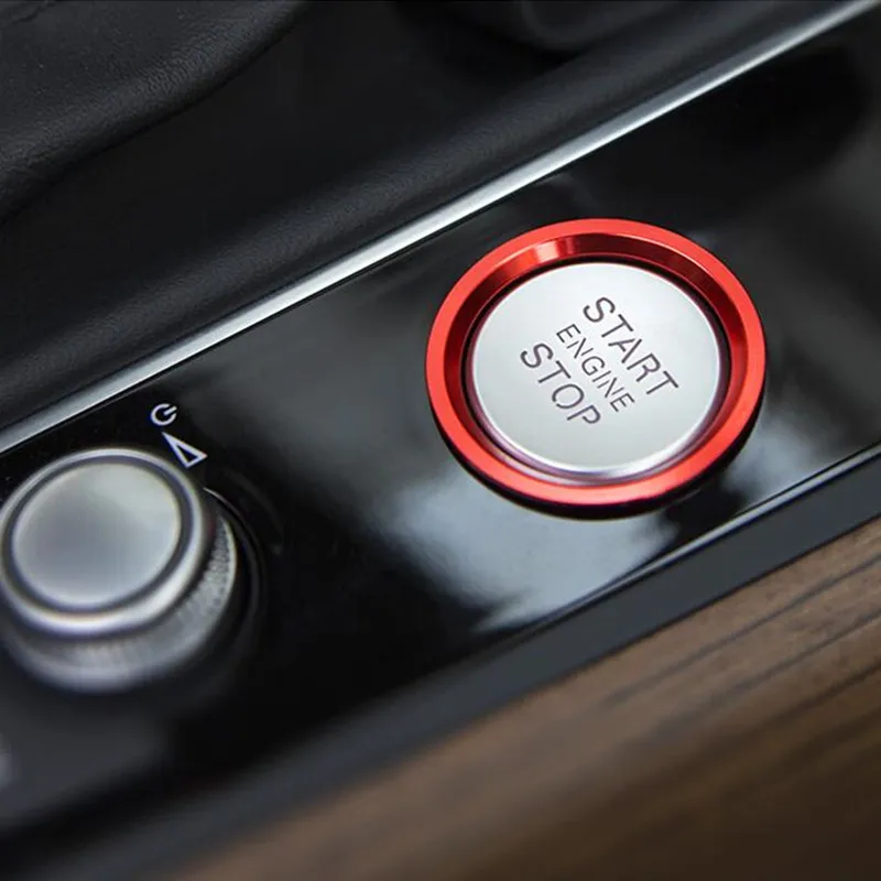 Aluminium alloy Red A key to start decorating ring Blue Ignition switch