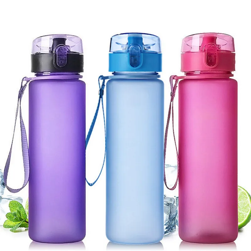 

400ml/560ml BPA Free Outdoor Sports Water Bottle Portable Leak Proof Juice Drinking Cup Travel Tour Hiking Camping Water Kettle