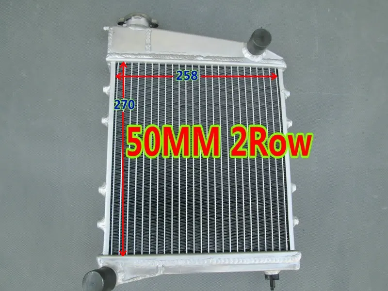 50mm 2 ROW Aluminum Racing Radiator FOR 1967 1991 AUSTIN/ROVER/MINI