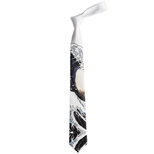 В подарок японский витанж Стиль Золотая волна Творческий Галстук olded ткань для коробка для вечеринки Упаковка 1 шт