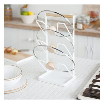 

RSCHEF 1 pcs Japanese three - layer pot cover rack kitchen sink