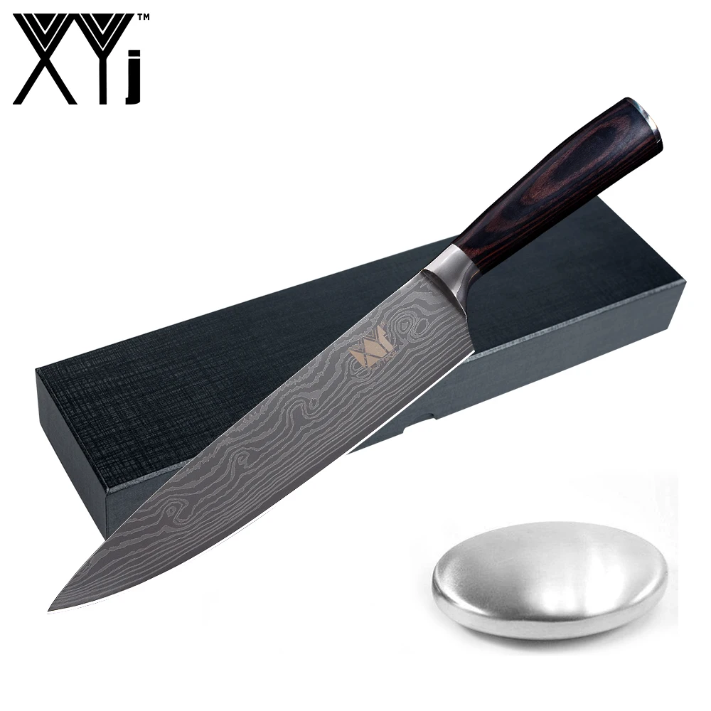 XYj Brand Kitchen Chef Knives 8'' Stainless Steel High Carbon Ultra
