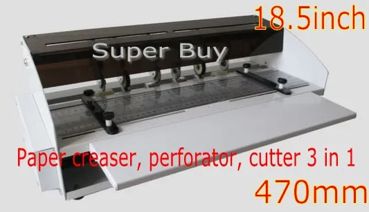 470 мм Электрический Creaser Scorer перфоратор резак 3в1 комбинированный станок для резки бумаги, 110 В или 220 В
