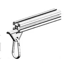 Wkooa аксессуары для алюминиевого профиля гнездовой крючок 4040|hook plug|accessories