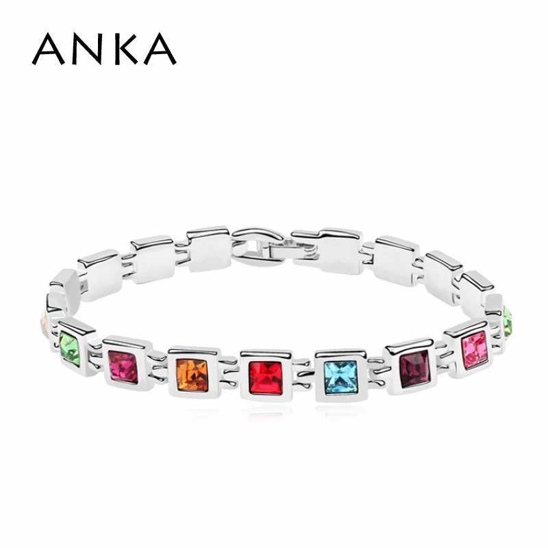 

2018 square crystal ID bracelet geometric bracelets for women Mother's Day gift Crystals from Austria #96532