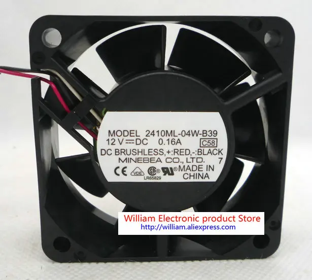 New Original NMB 60*60*25MM 12v 0.16a 2410ml 04w b39 Tachometer Signal