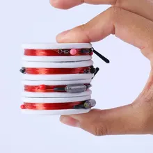 8 шт., Высококачественная рыболовная леска, прочная нейлоновая прочная рыболовная приманка 3,6/4,5 м, лесные группы