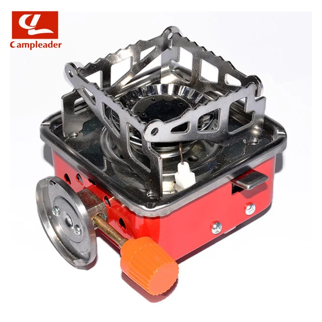 Outdoor Camping Gas Stoves and Equipped Fire Starter Gas Burners Square