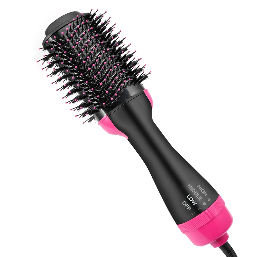 

For One Step Hair Dryer Brush and Volumizer Blow straightener and curler salon 2 in 1 roller Electric Hot Air Curling Iron comb