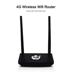 4G беспроводной Wi-Fi маршрутизатор Lte 300 Мбит/с Мобильная переносная точка доступа портативный маршрутизатор с слотом для sim-карты EU US Plug