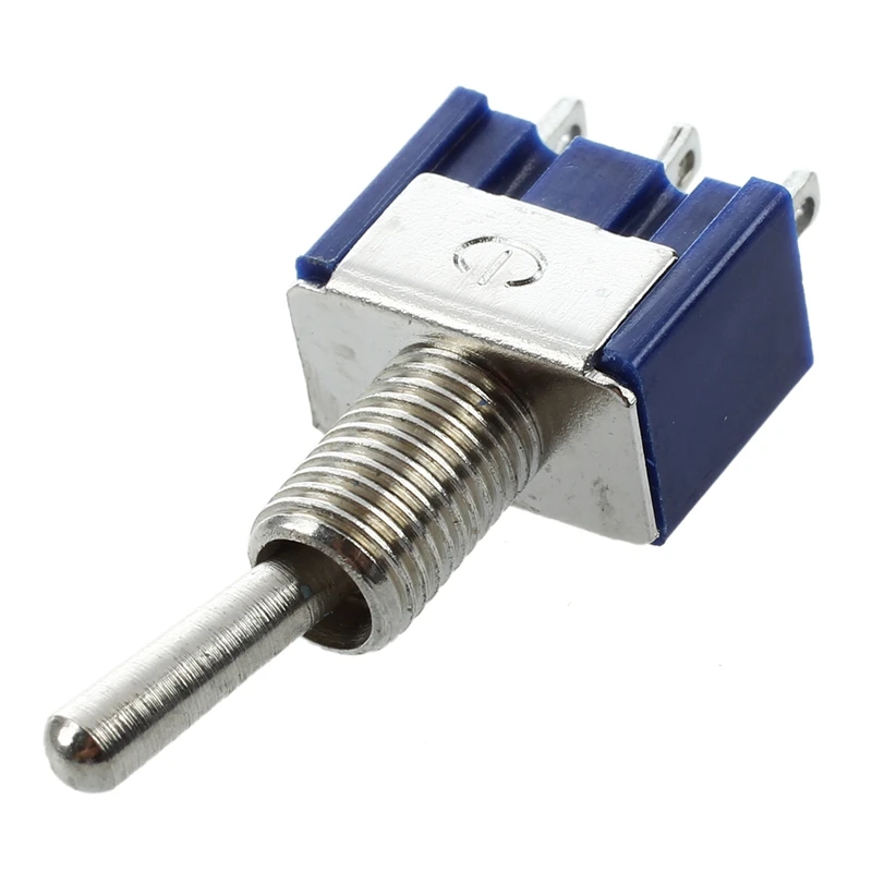 10 Pcs AC 125V 6A Amps ON/ON 2 Position DPDT Toggle Switch& 3-Position SPST Latching Mini Toggle Switch 6A 125VAC 3A 250VAC 1