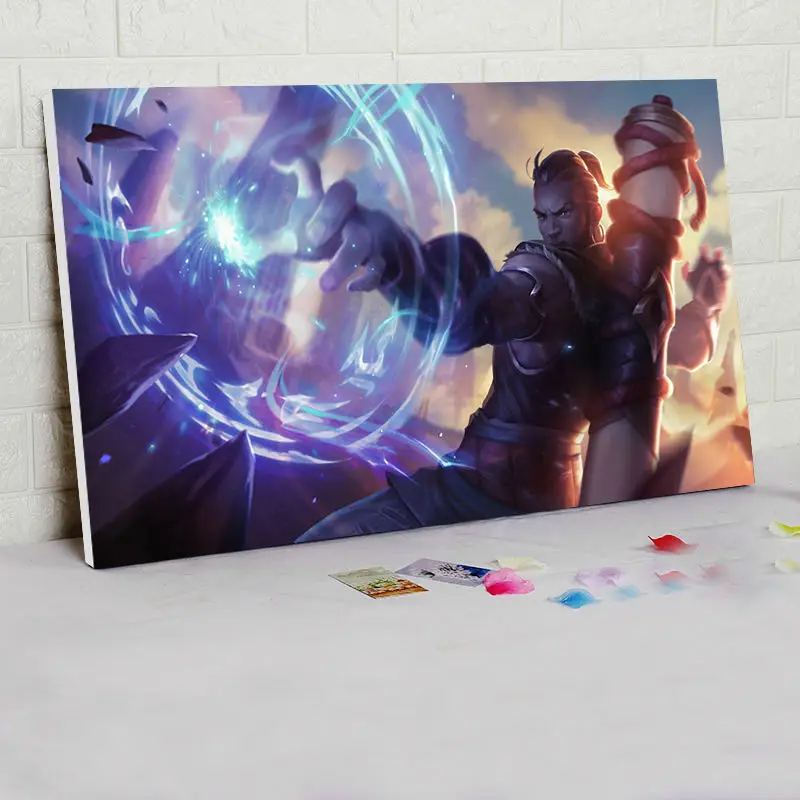 coloring by numbers Ryze The Rune Mage LOL digital paint diy painting gift for game player | Дом и сад
