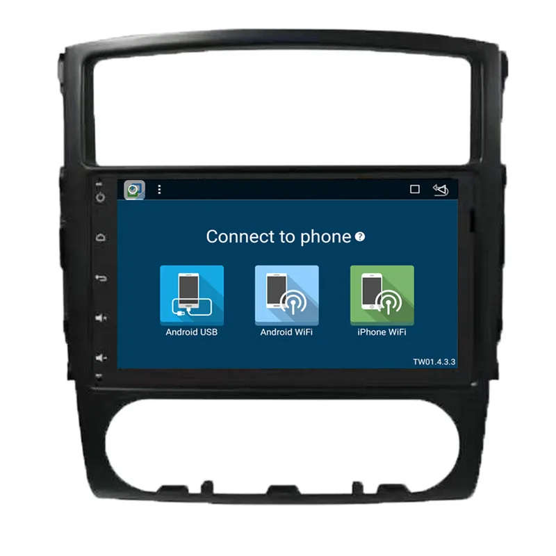Top Ectwodvd Octa Core Android 8.1 Car DVD Player GPS Navigation Multimedia For Mitsubishi Pajero 2010 2011 2012 2013 2014 2015- 8